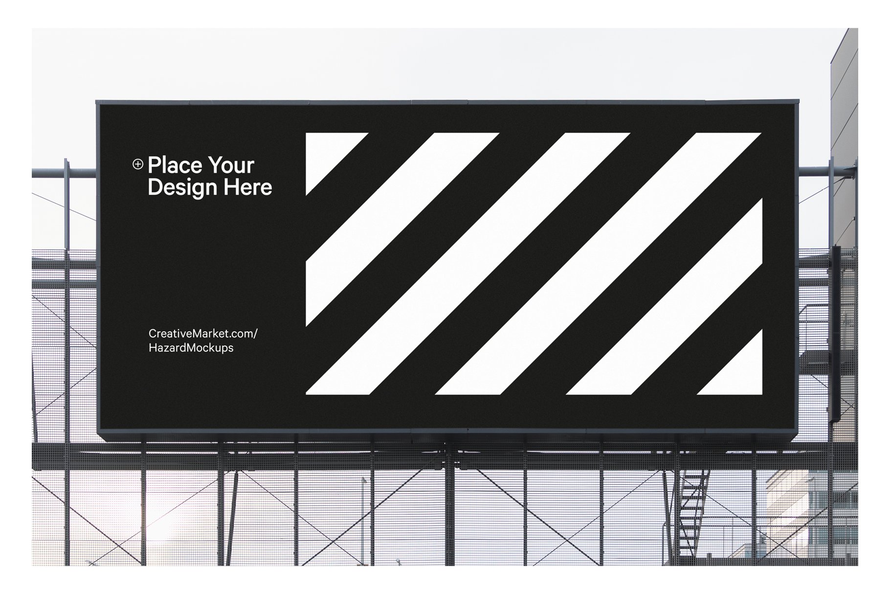 Clean Billboard Banner Mockup preview image.