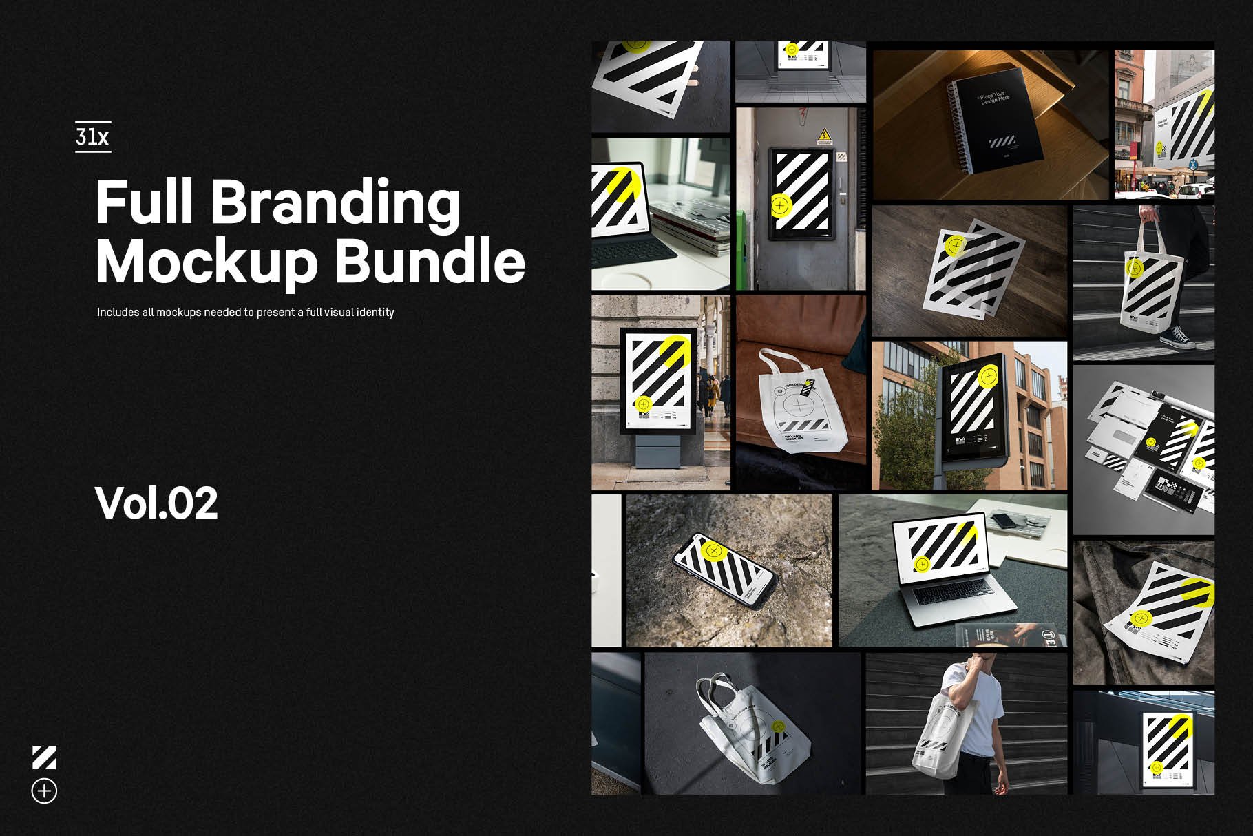 31x Branding Mockup Bundle Vol02 cover image.