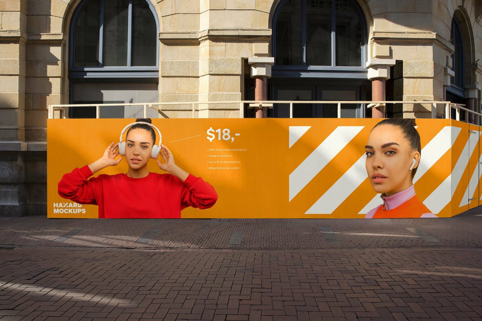 Outdoor Hoarding Mockup Bundle MasterBundles