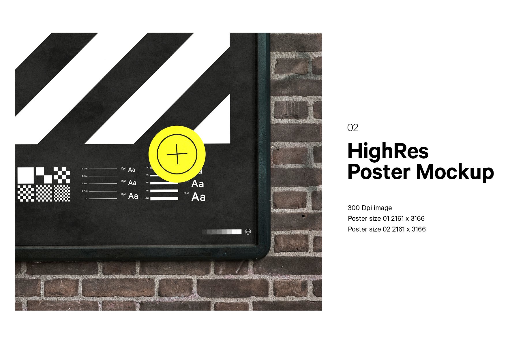 2x Urban Poster Mockup preview image.