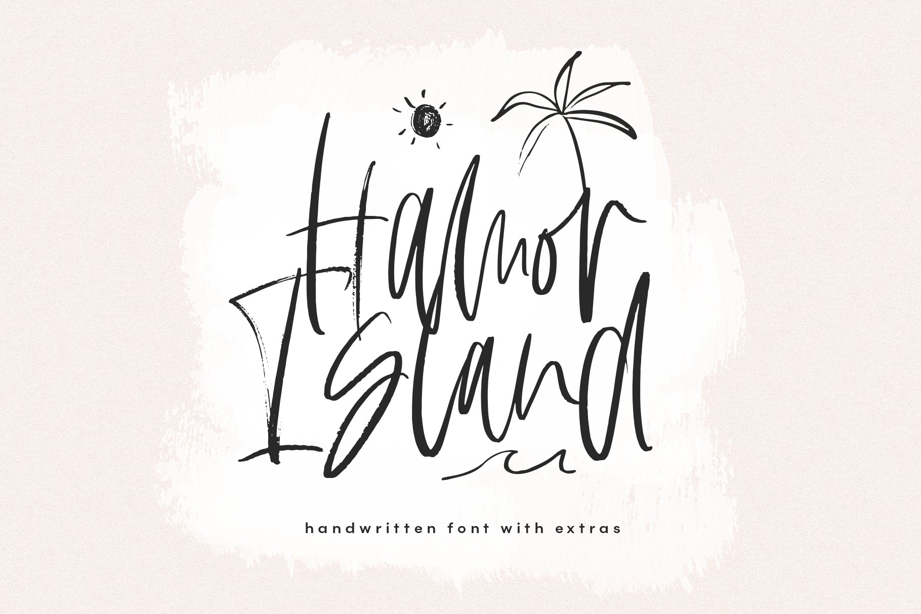 Hamor Island - Script Font & Extras cover image.