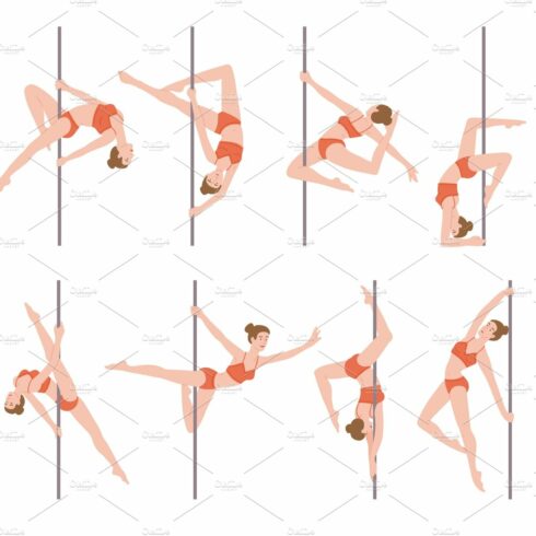 Pole dance performer female cover image.