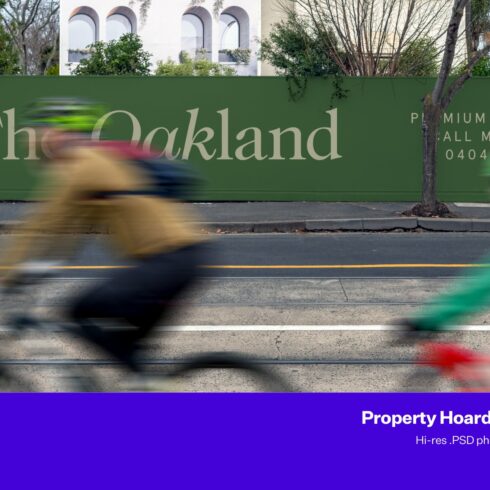 Property Hoarding Billboard Mockup cover image.