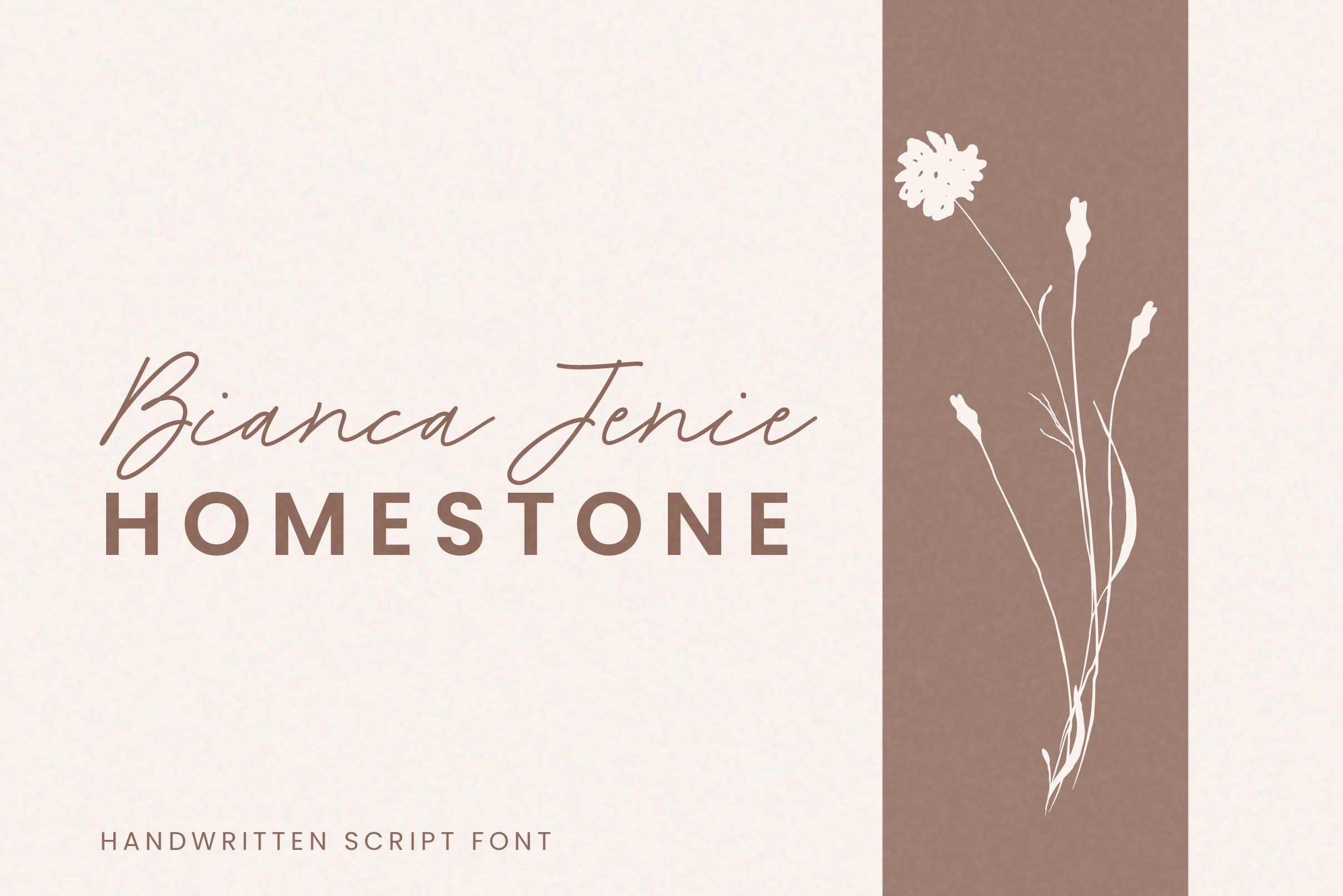homestone monoline signature script font 281229 854