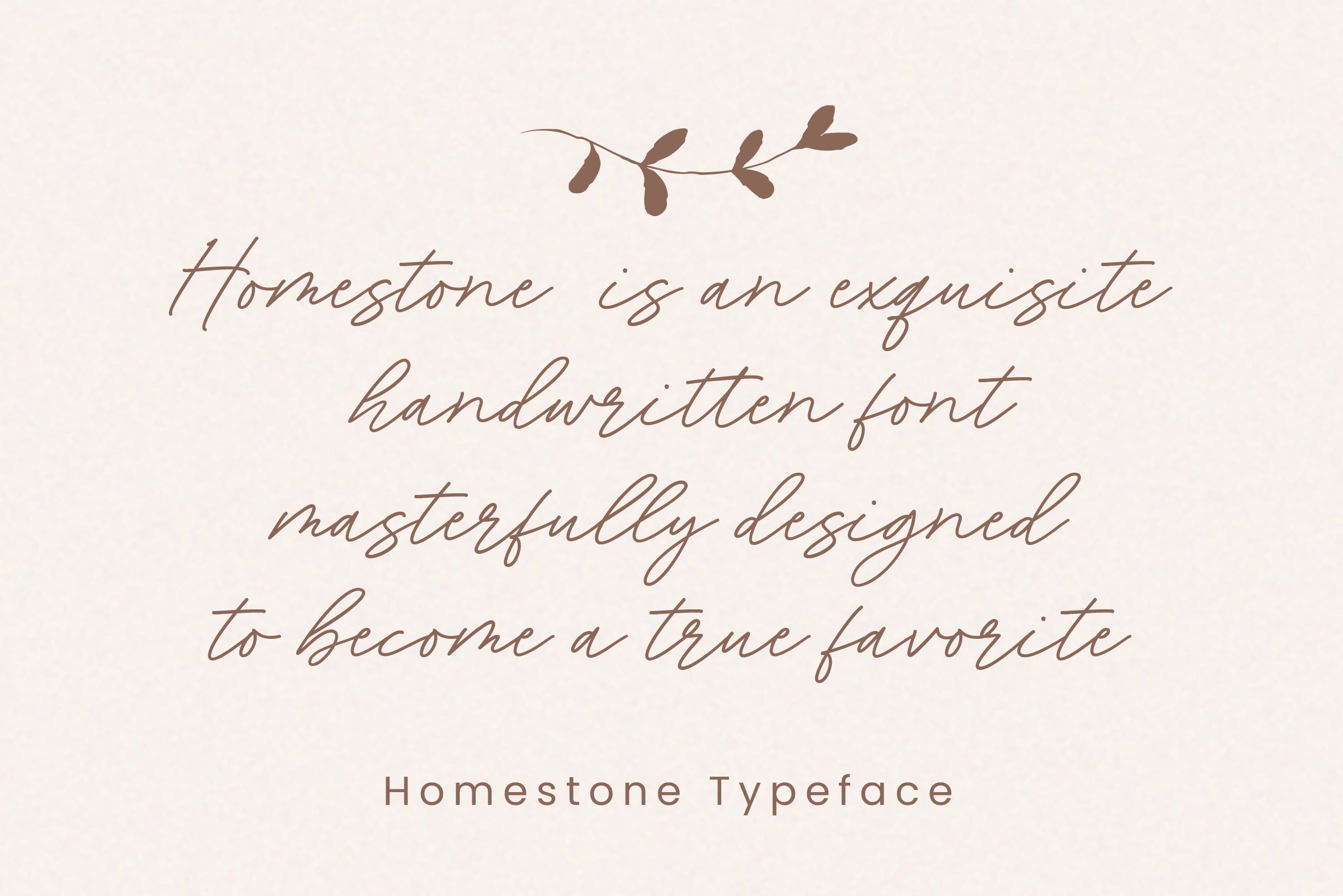 homestone monoline signature script font 281829 764