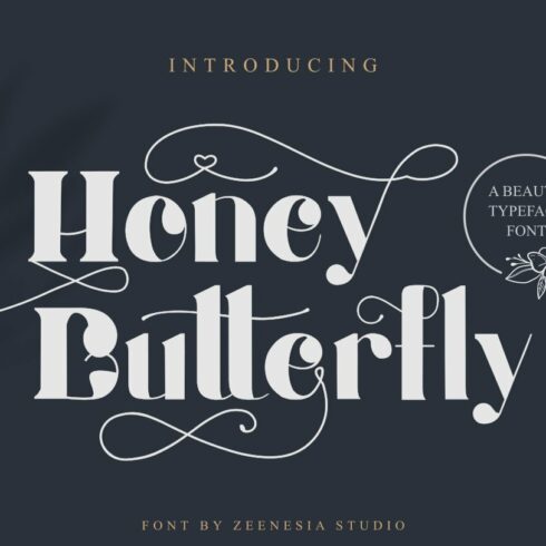 Honey Butterfly - Beauty Typeface cover image.
