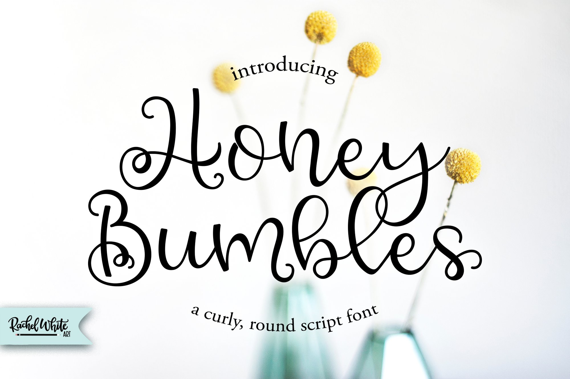 Honey Bumbles, a curly round script cover image.