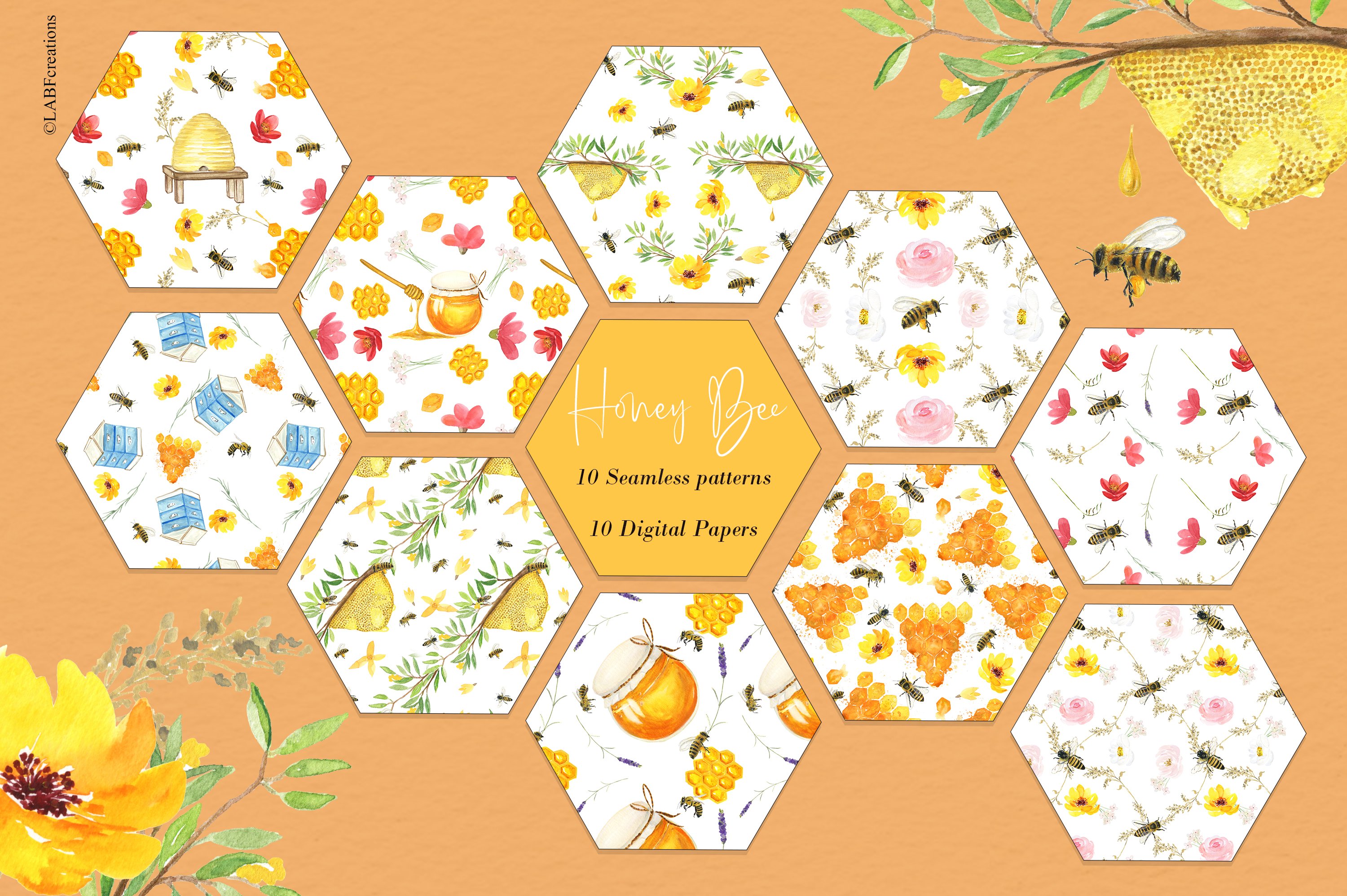 honey pattern 45