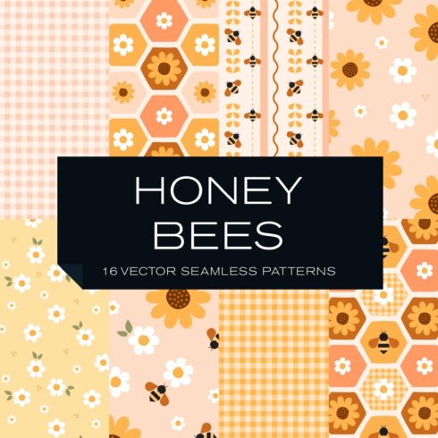 Honey Bees Pattern Collection cover image.