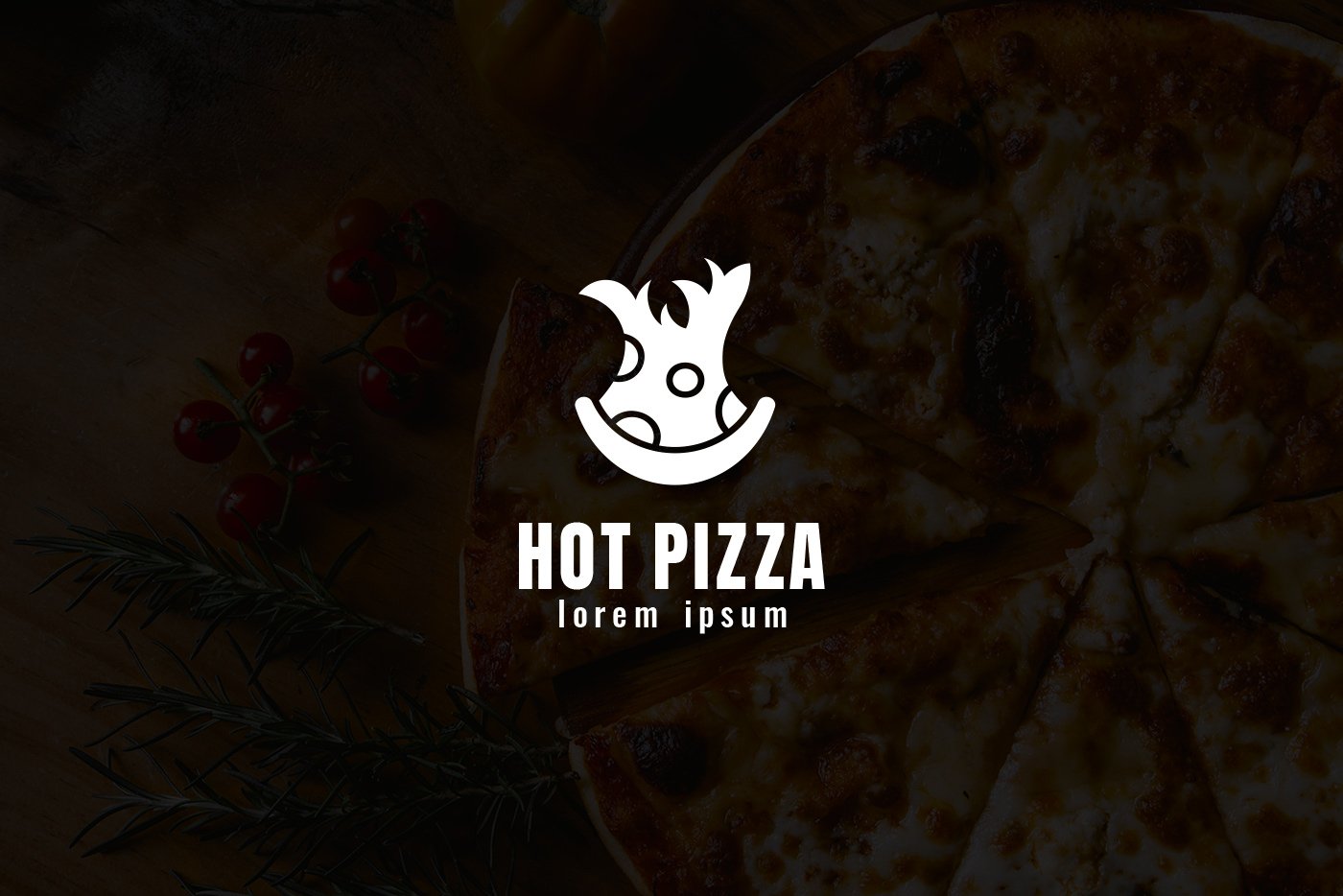 hot pizza logo template 1 310
