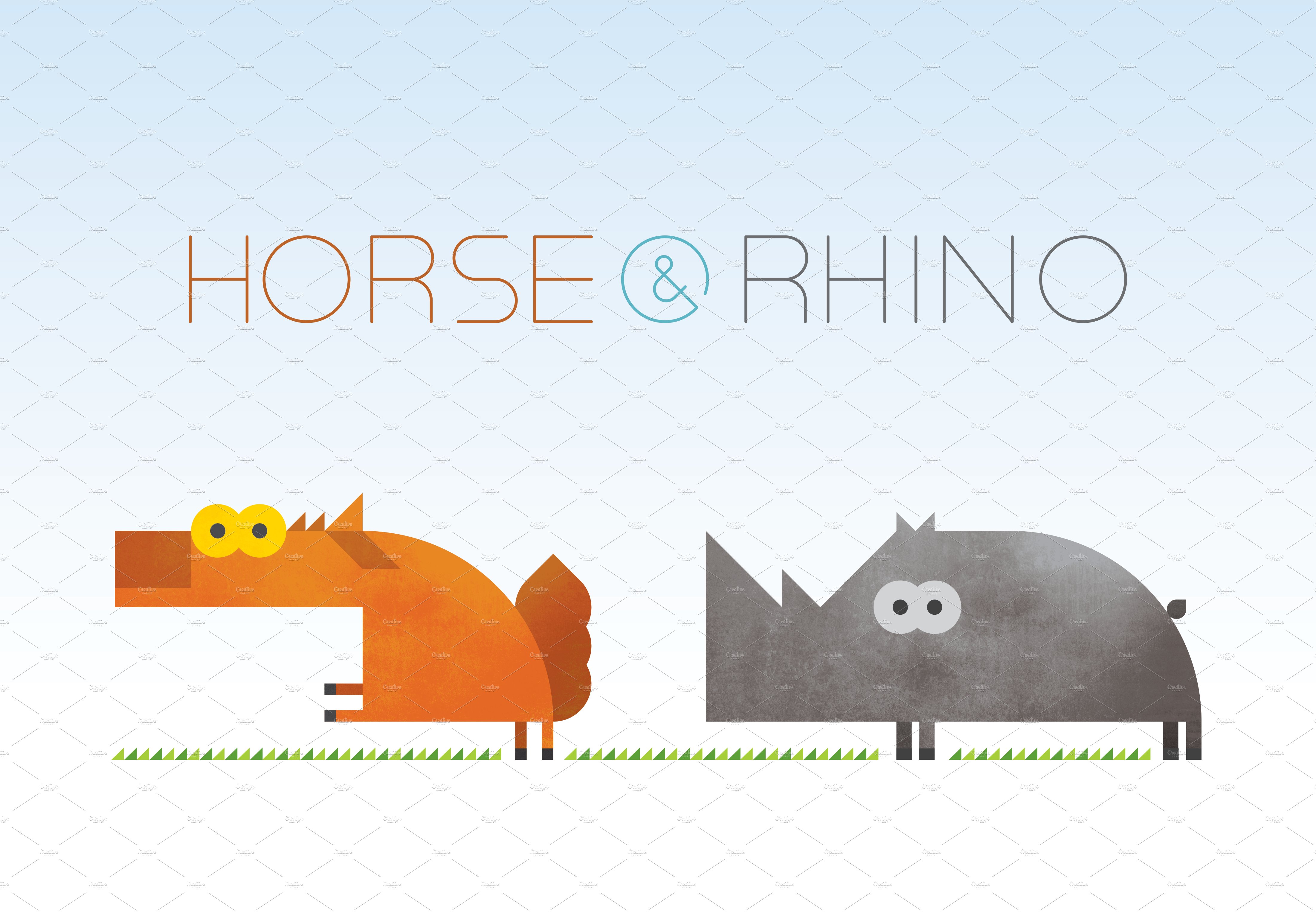 Horse & Rhino cover image.