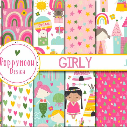 Girly paper set cover image.