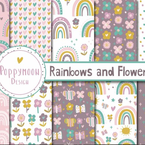 Rainbows & Flowers paper cover image.