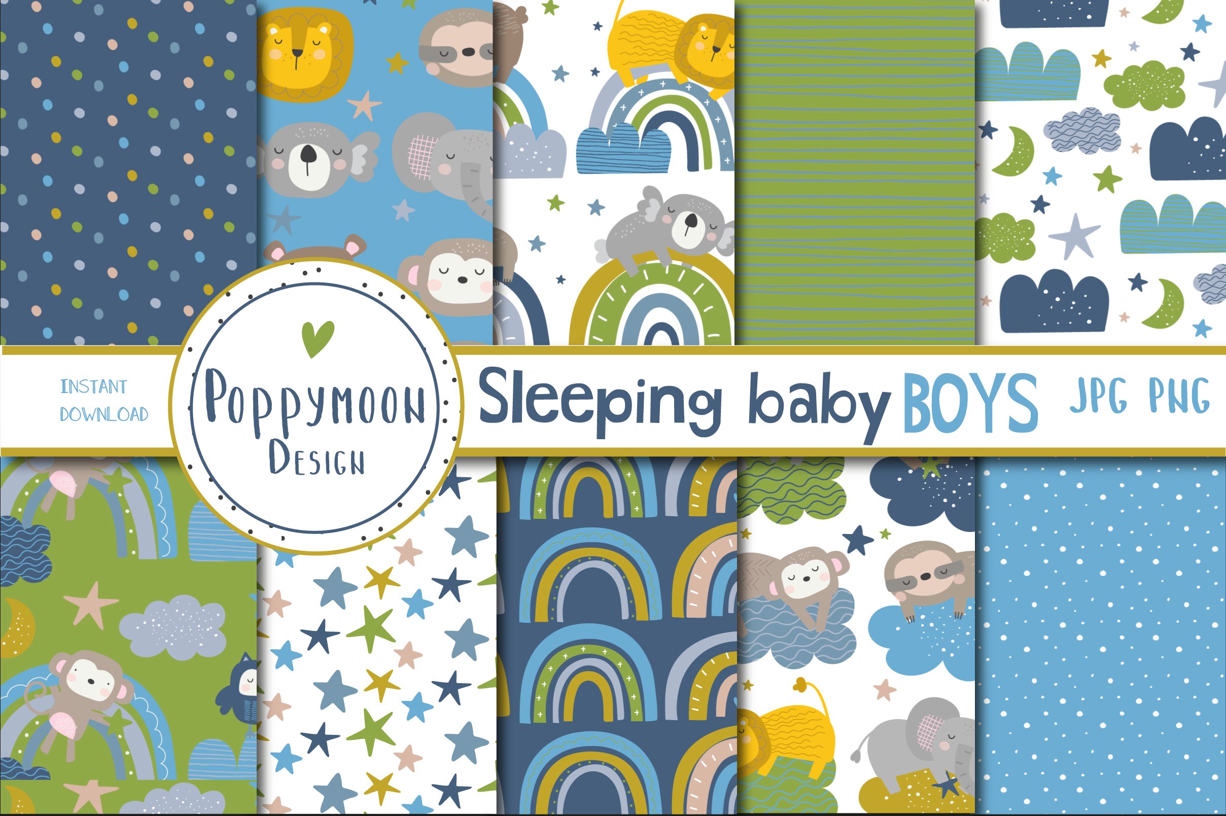 Sleeping Baby Boys paper cover image.