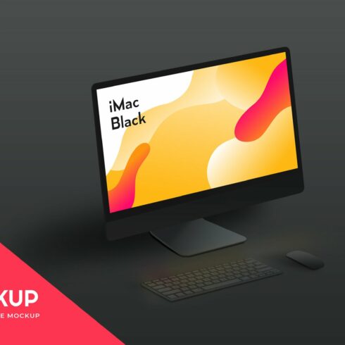 Desktop Mockups Black cover image.