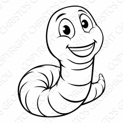 Caterpillar Cartoon Character cover image.