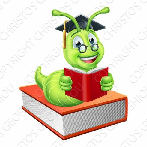Book Worm Caterpillar Reading cover image.