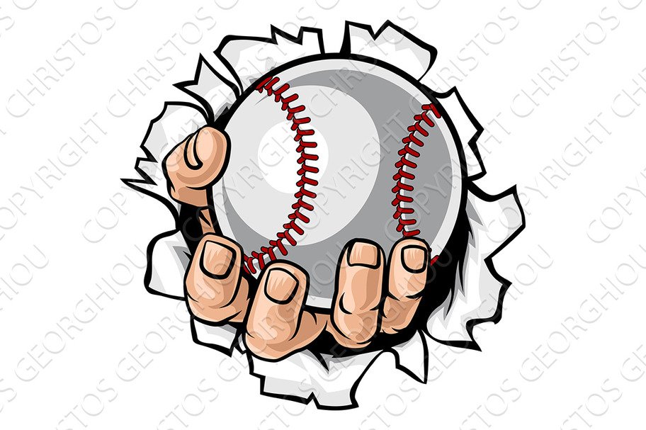Baseball Ball Hand Tearing cover image.