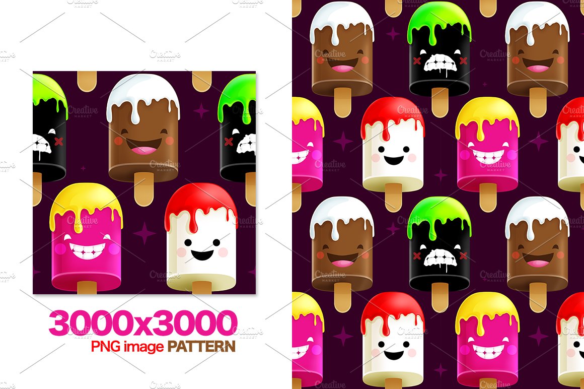 Freaky Ice-Creams Pattern cover image.