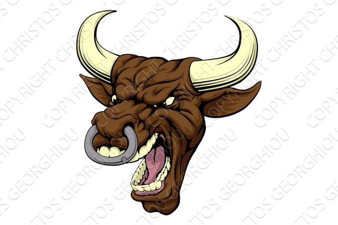 Bull sports mascot cover image.