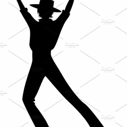 Silhouette of flamenco dancer I cover image.