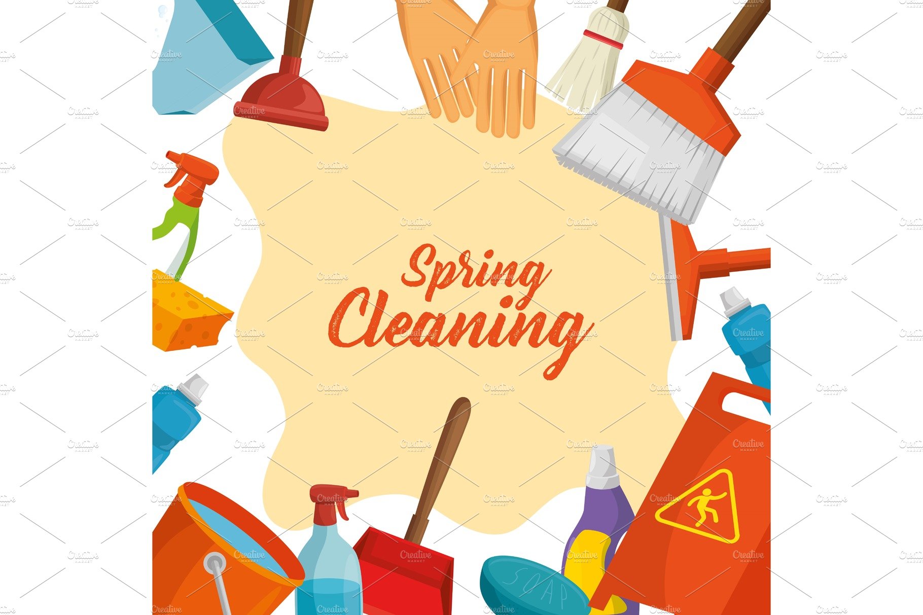spring cleaning design cover image.
