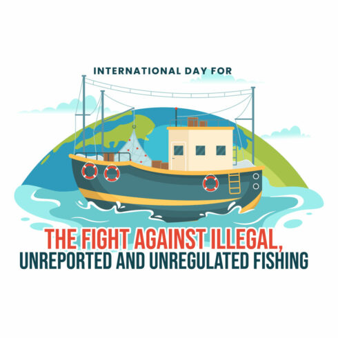 10 International Day for the Against Illegal Fishing Illustration cover image.