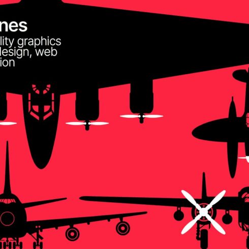 Airplanes - Modern Graphics cover image.