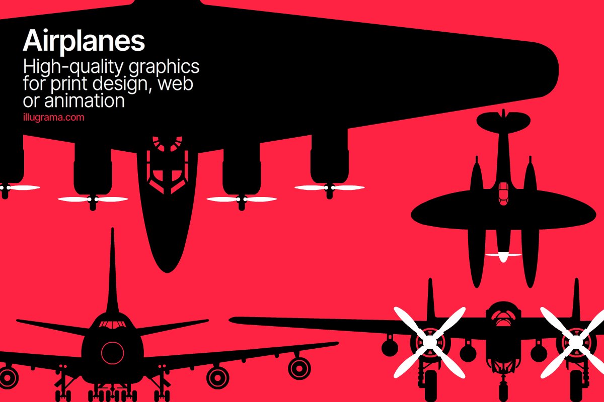 Airplanes - Modern Graphics cover image.