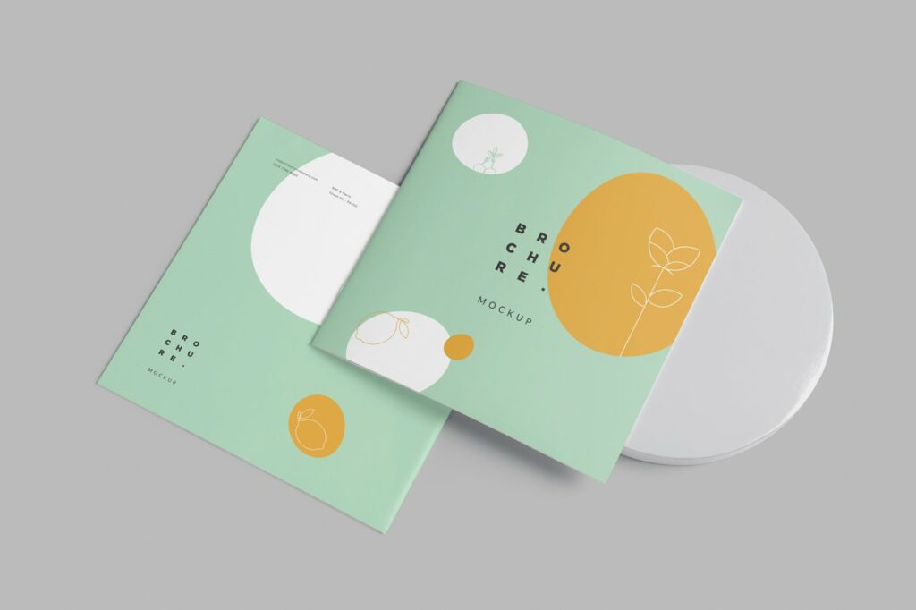 Soft Cover Brochure Mockup Templates – MasterBundles