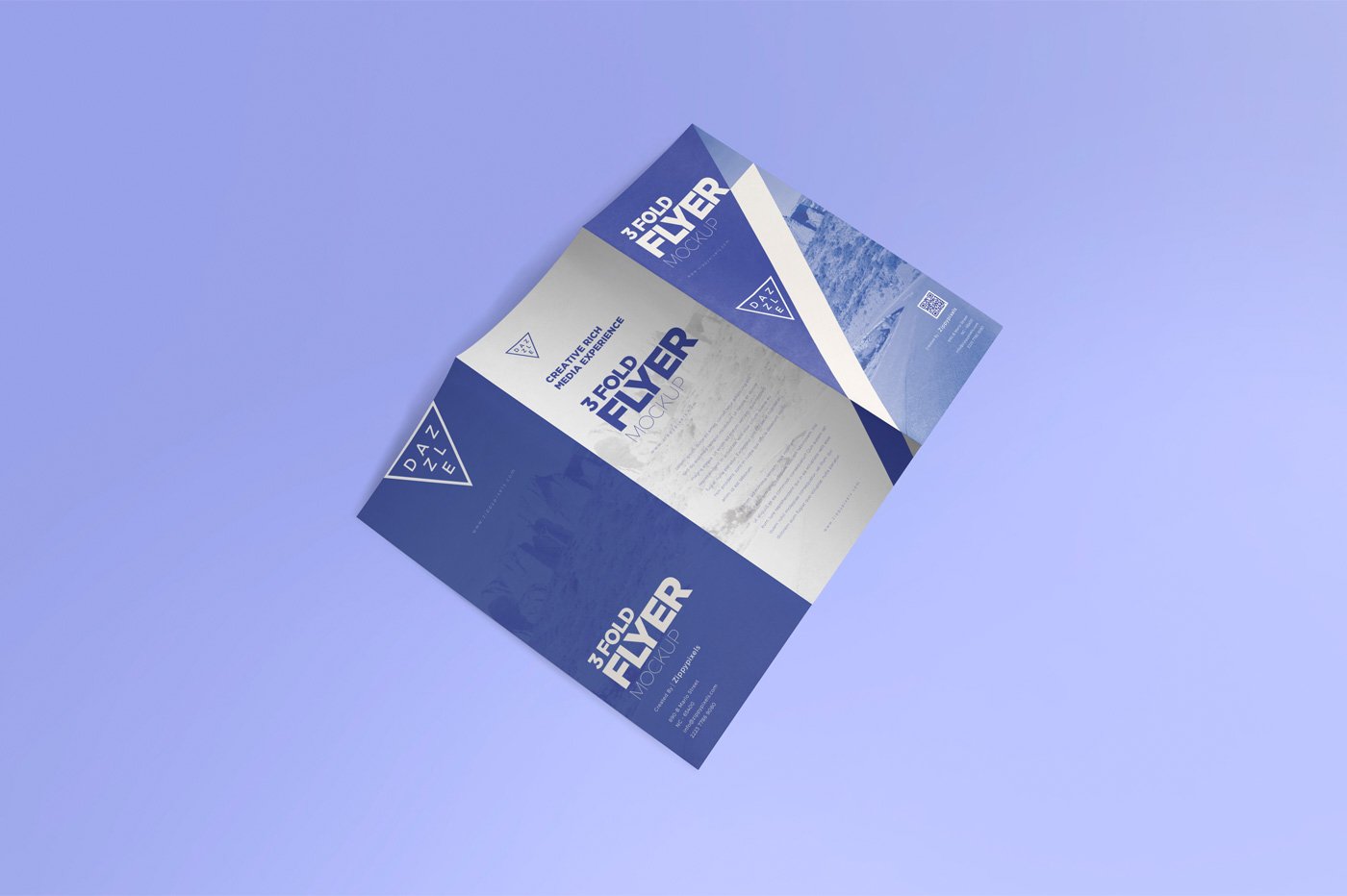 3 Fold Brochure Mockups cover image.