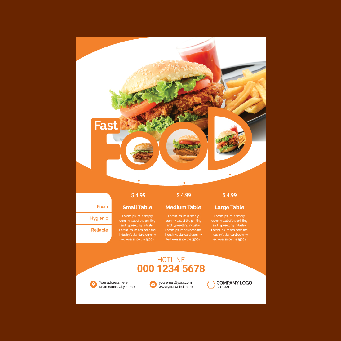 Flyer Template Food cover image.