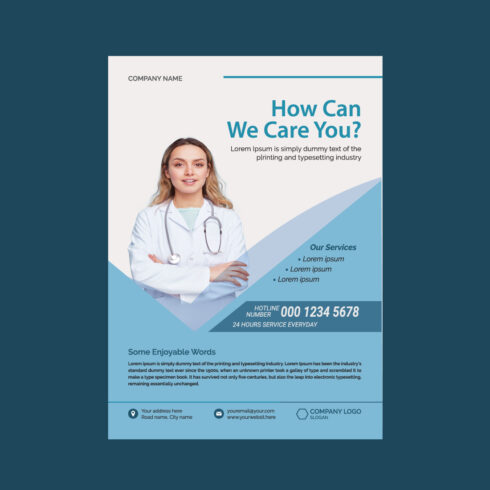 Flyer Design Healthcare cover image.