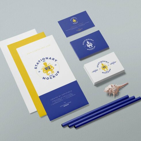Business Stationery Mockup Scenes cover image.