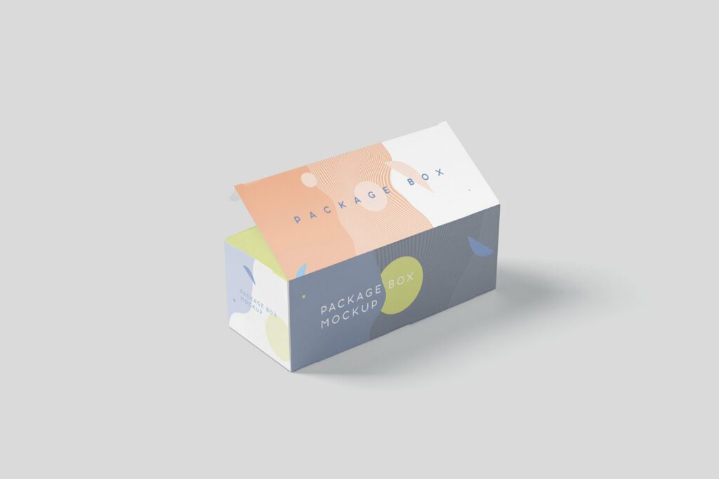 Package Box Mock-Up - Wide Rectangle – MasterBundles