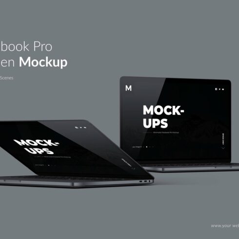 Macbook Mockup Packs cover image.