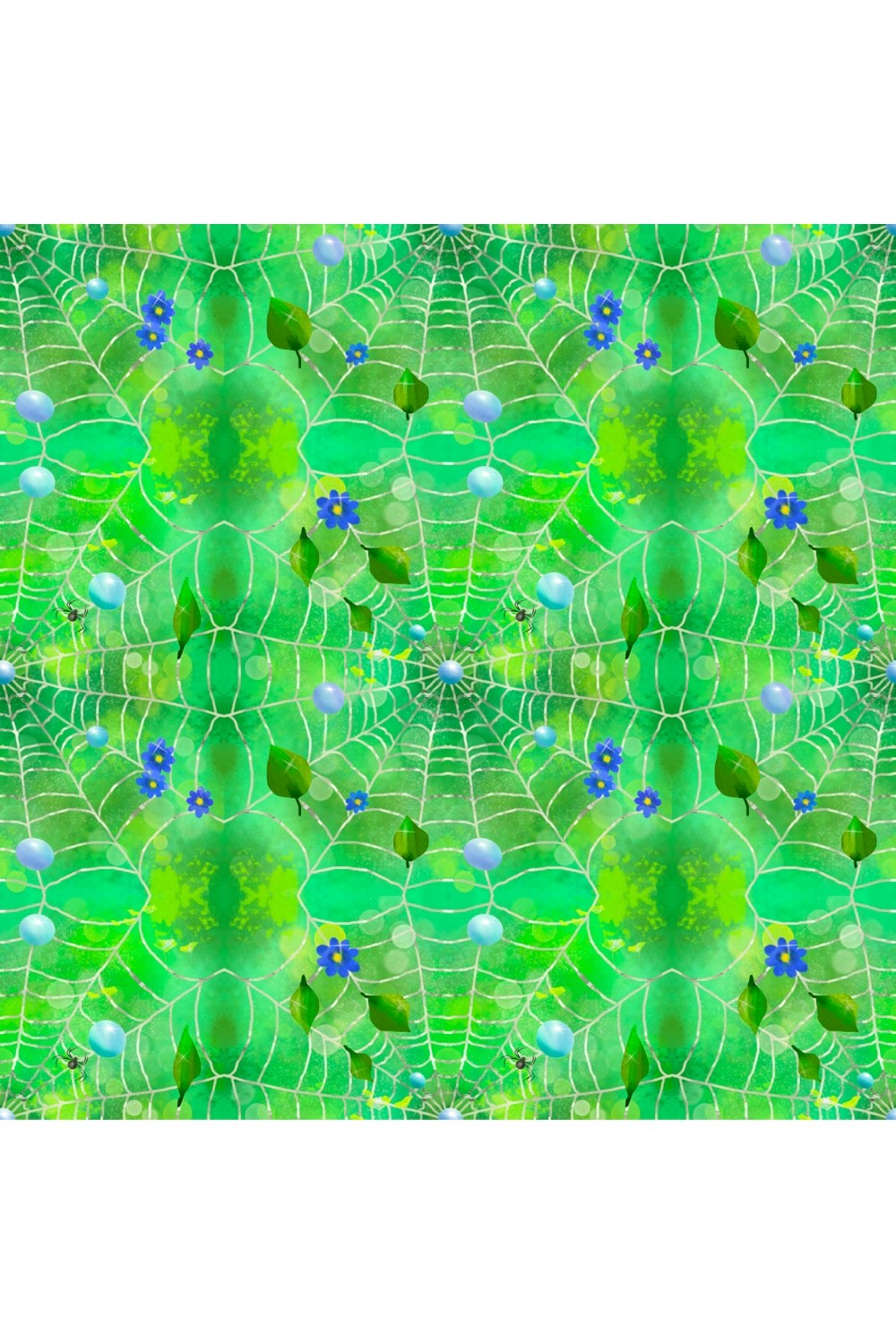 Pattern Web in the forest pinterest preview image.