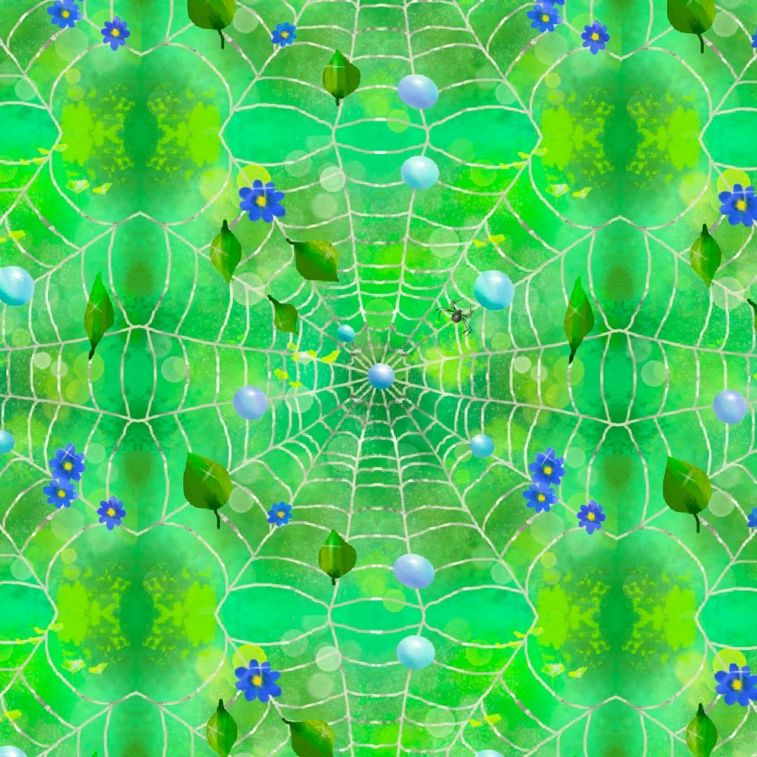 Pattern Web in the forest preview image.