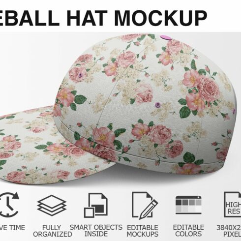 Baseball Hat Mockup 01 cover image.