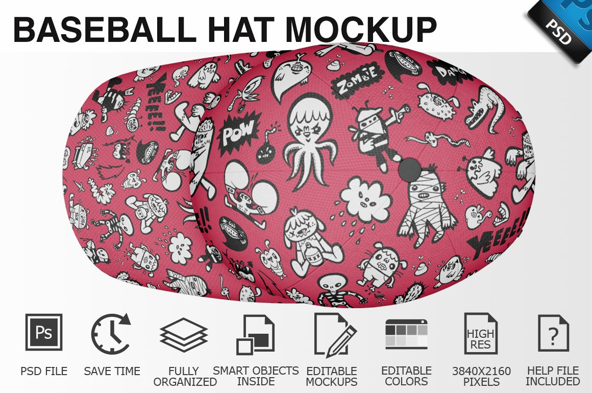 Baseball Hat Mockup 07 cover image.