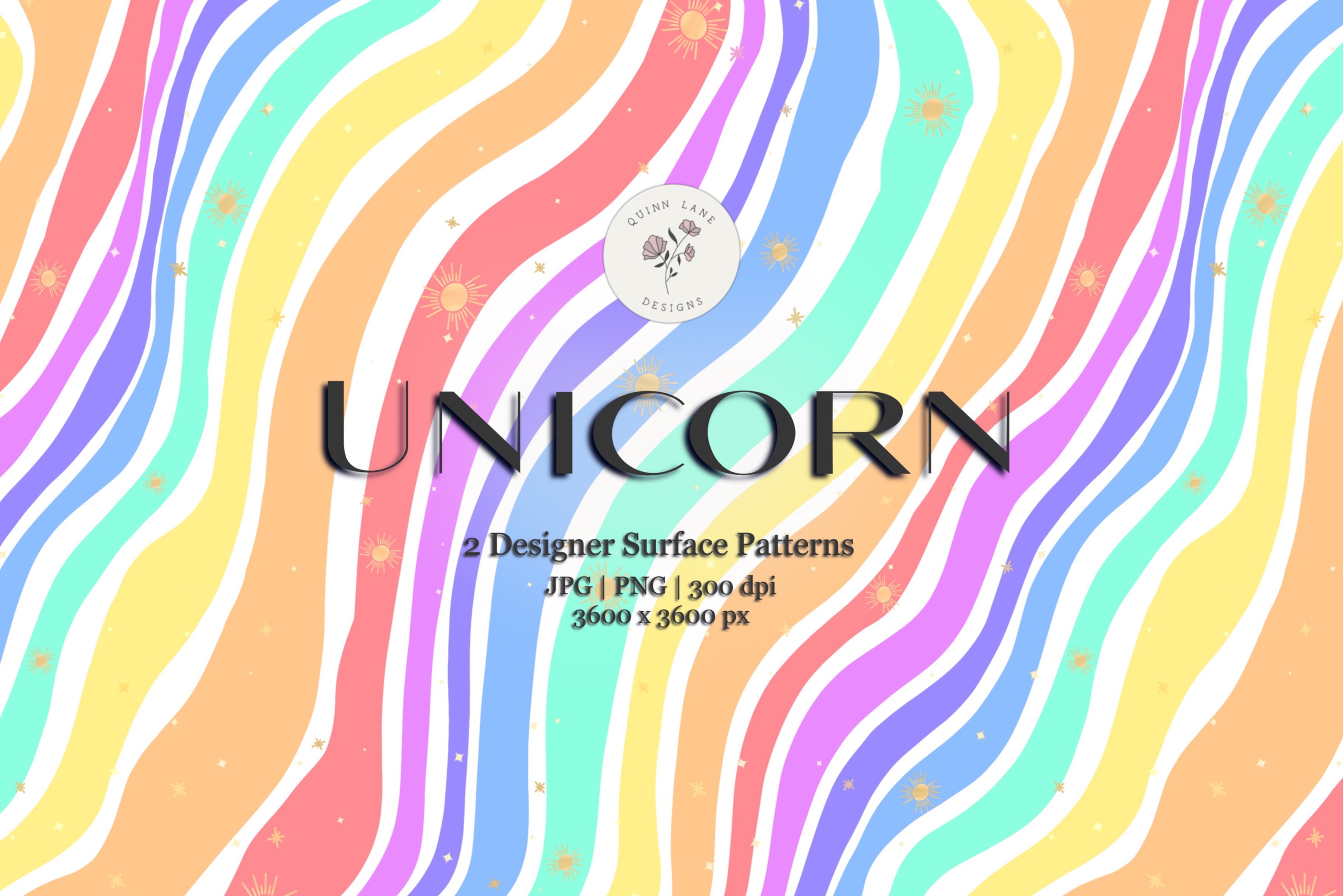 Rainbow Colored Surface Pattern cover image.