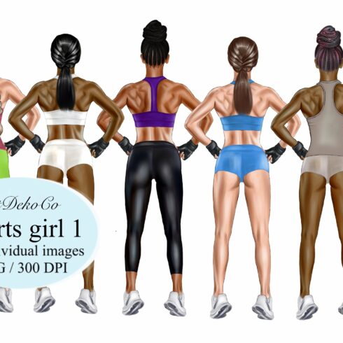 Fitness girl cover image.