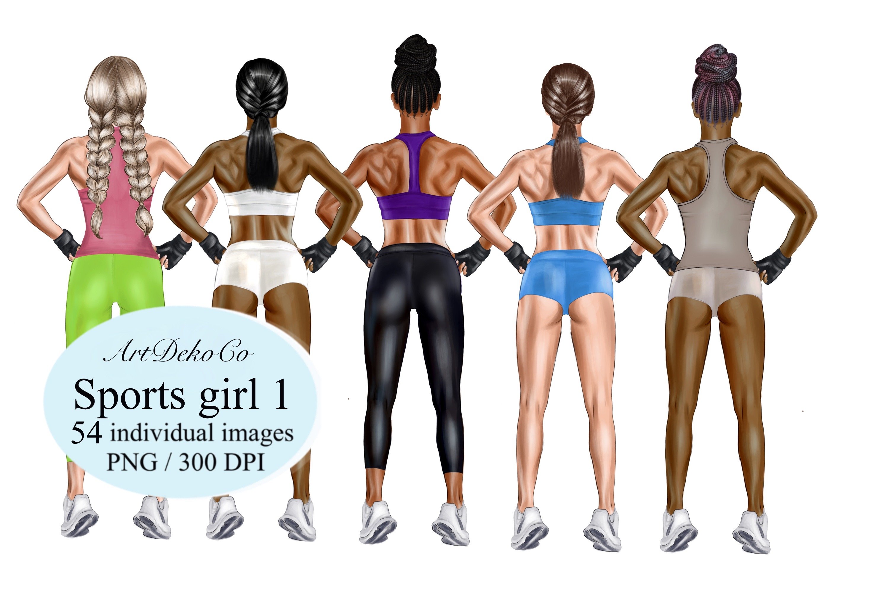 Fitness girl cover image.