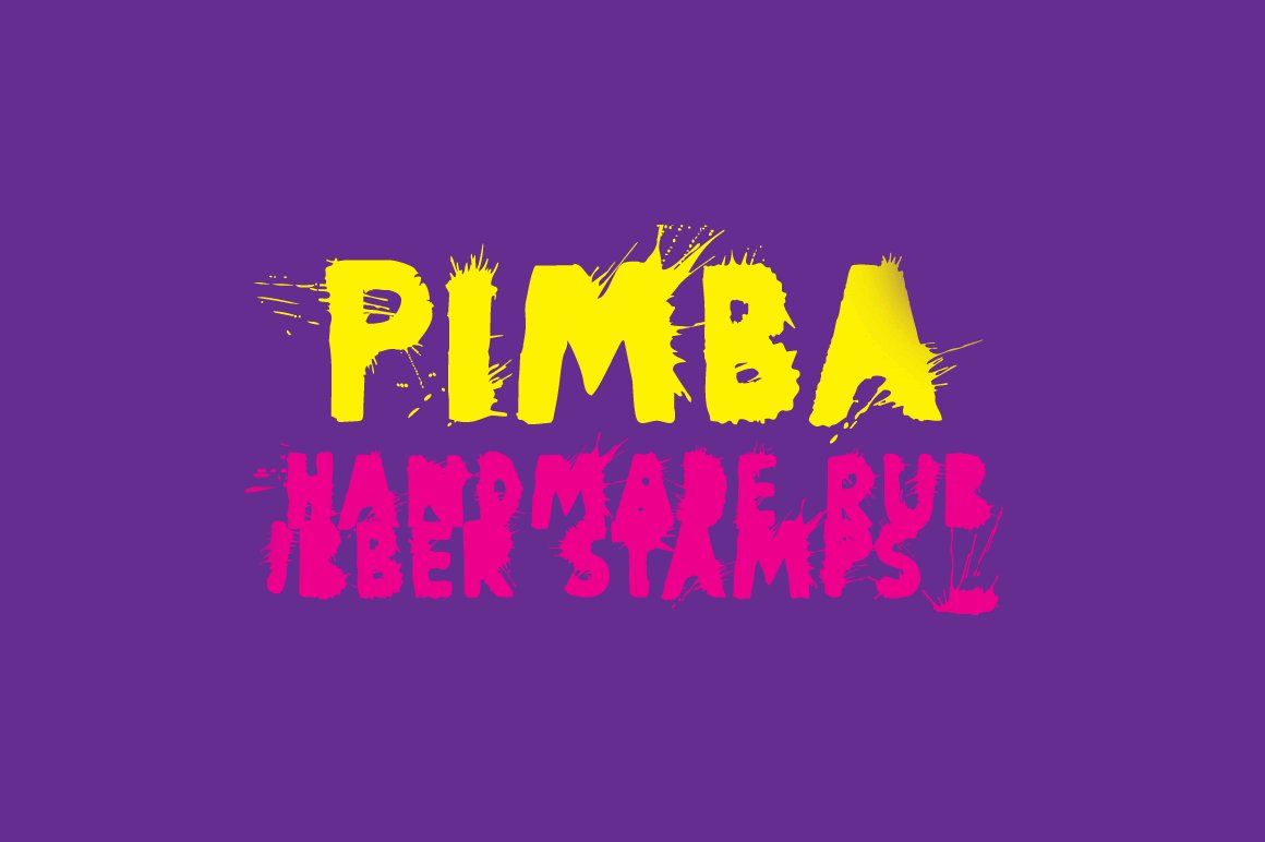 Digital font Pimba cover image.