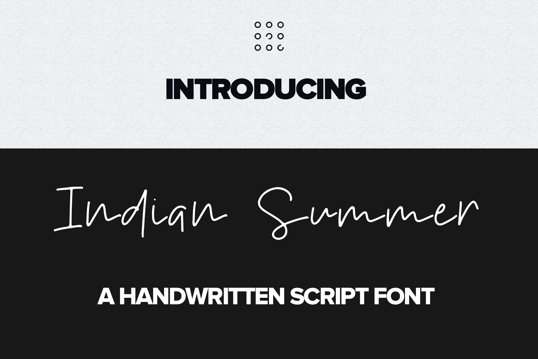 Indian Summer Handwritten font cover image.