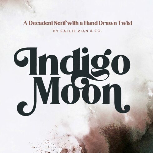 Indigo Moon Decadent Serif cover image.