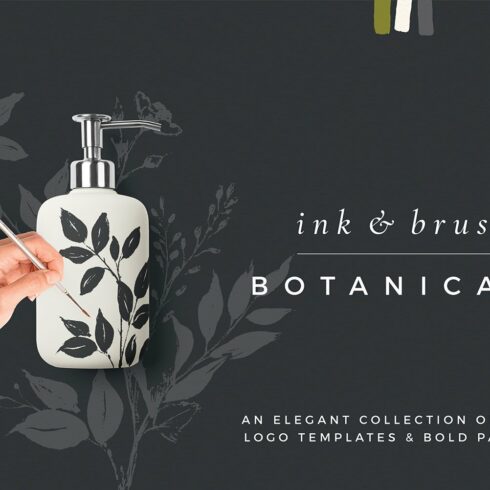 Ink botanicals, logos & patterns cover image.