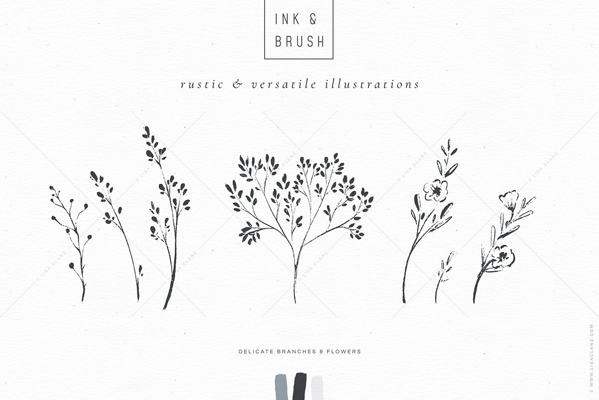 ink botanical 09 399