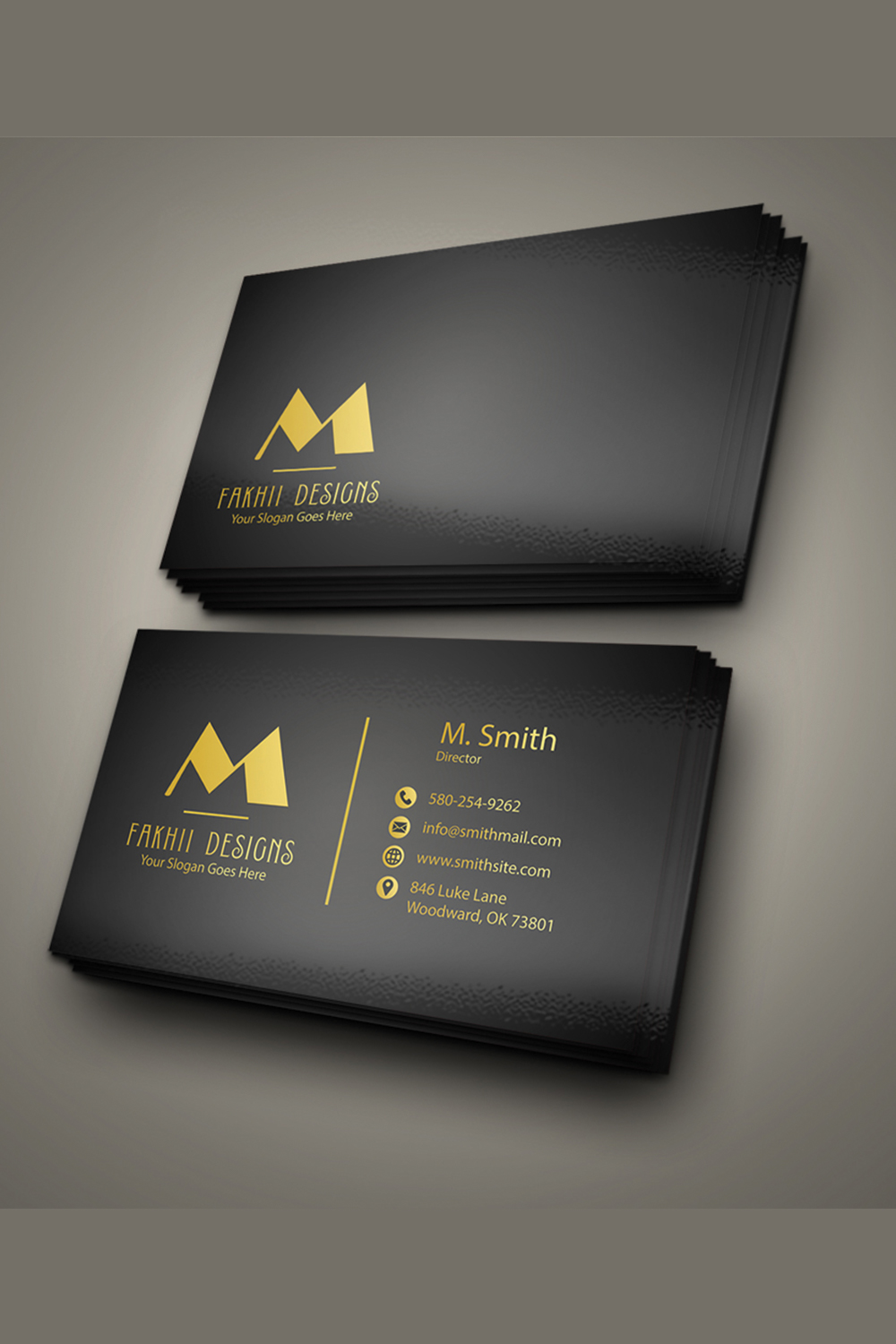 Modern Business Card Template | Amazing Business Card Design | Professional Business Card Design Template | Editable Business Card Template pinterest preview image.