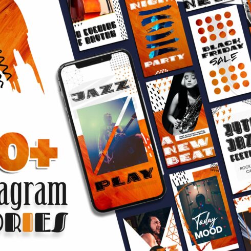 Jazz Music Festival InstagramStories cover image.